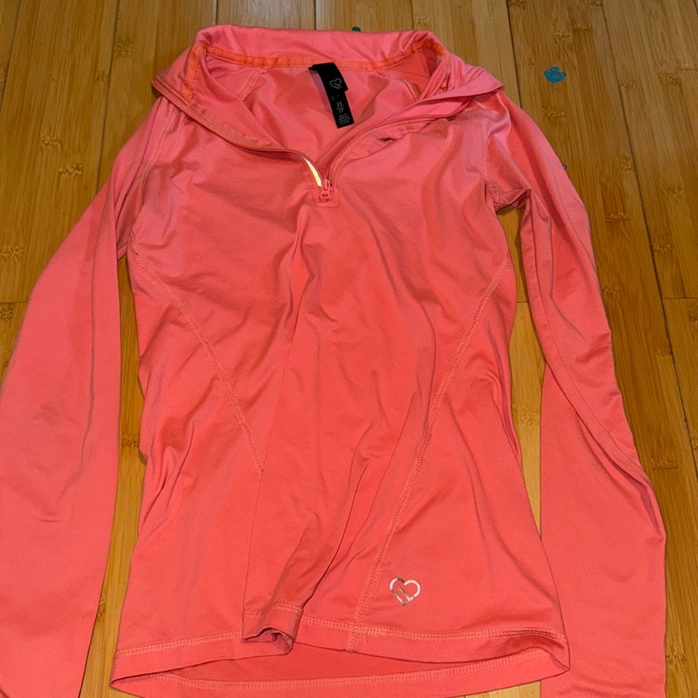Orange Quarter Zip